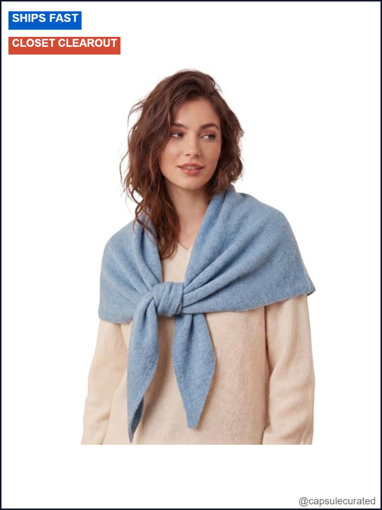 Pashmina Shawl Wrap Knitted Triangle Cape Shoulder Top Fall Winter